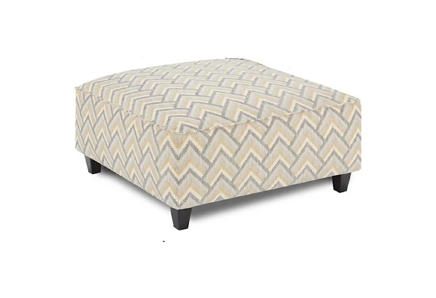 2330 TRUTH OR DARE Square Ottoman by Fusion Furniture at Story & Lee Furniture