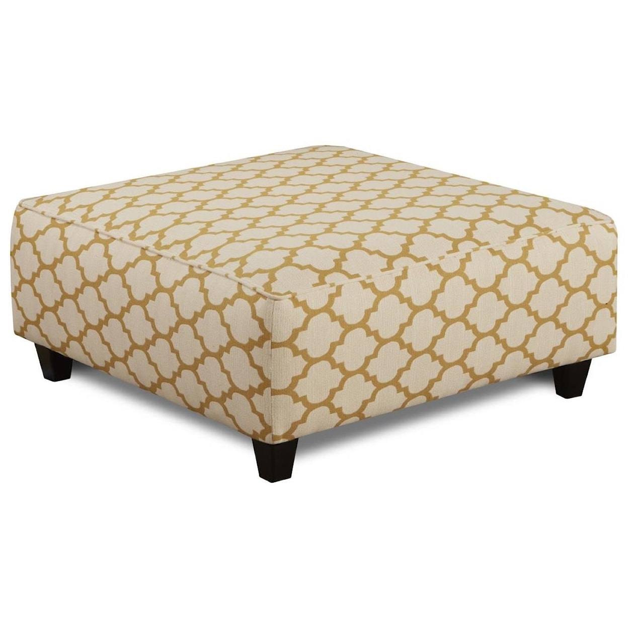 Fusion Furniture 2600 Maxwell Gray Cocktail Ottoman