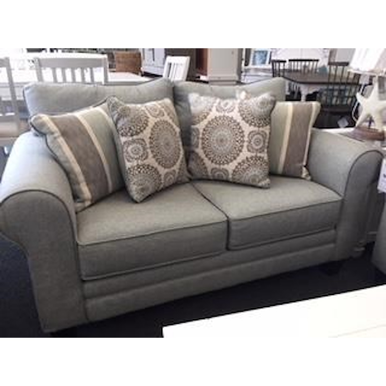 Fusion Furniture 1140 Grande Mist Loveseat