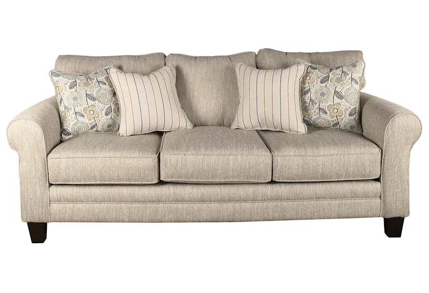 1140 VANDY HEATHER Sofa with Rolled Arms by Chemong Upholstery at Bennett's Furniture and Mattresses