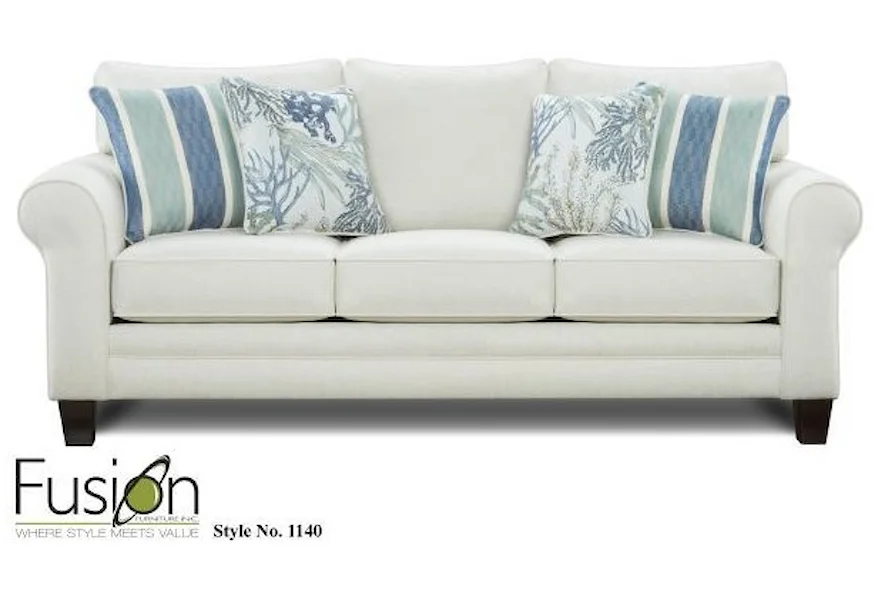 1140 LABYRINTH SKY 1140 Glacier Sleeper Sofa by Fusion Furniture at Furniture Fair - North Carolina