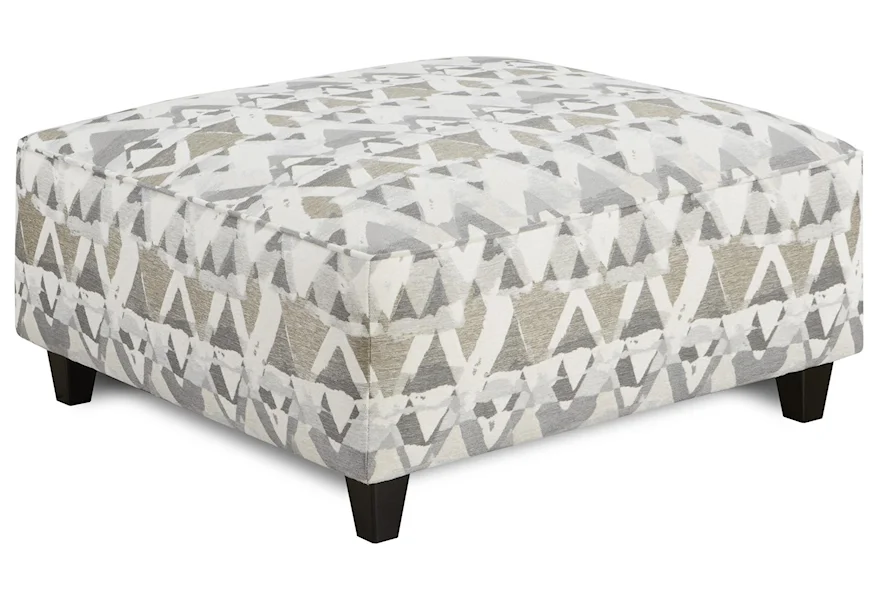 2000 ALTON SILVER Cocktail Ottoman by Fusion Furniture at Darvin Furniture