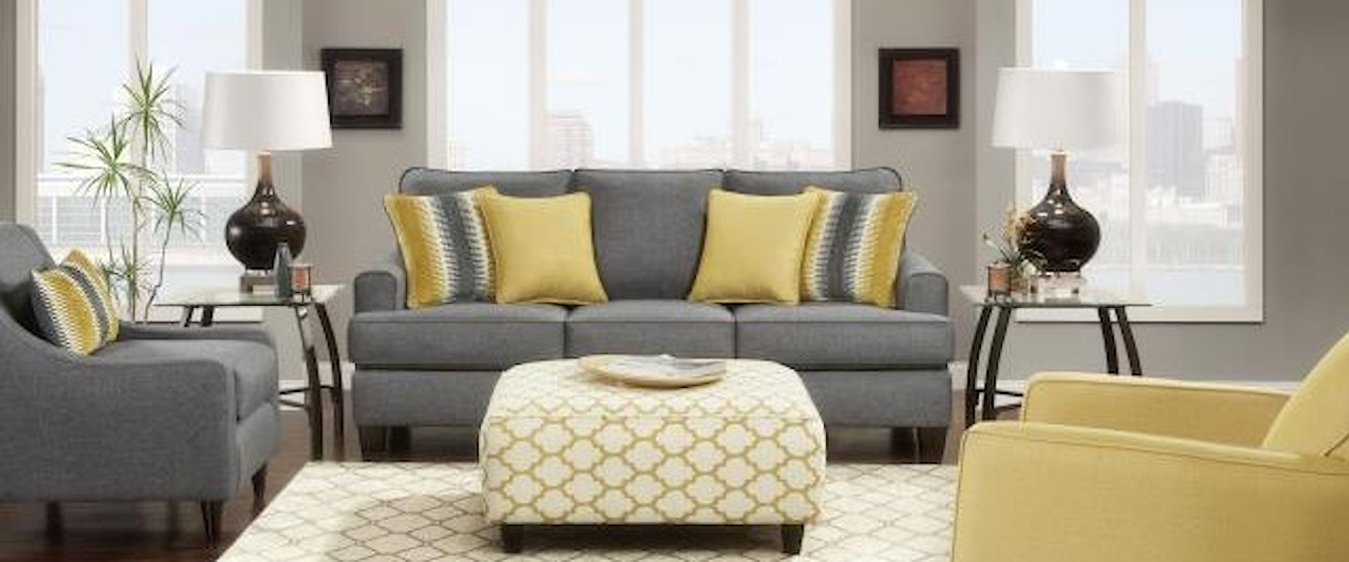 Maxwell Sofa and Loveseat