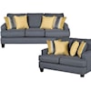 Fusion Furniture 2600 JITTERBUG FLAX Sofa and Loveseat