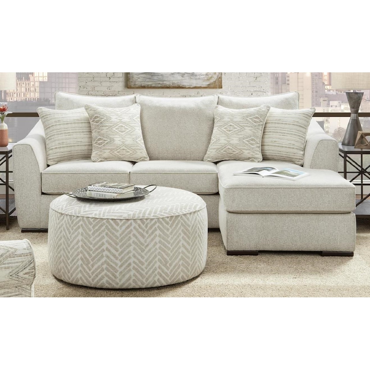 Fusion Furniture Horizon Sofa with Chaise