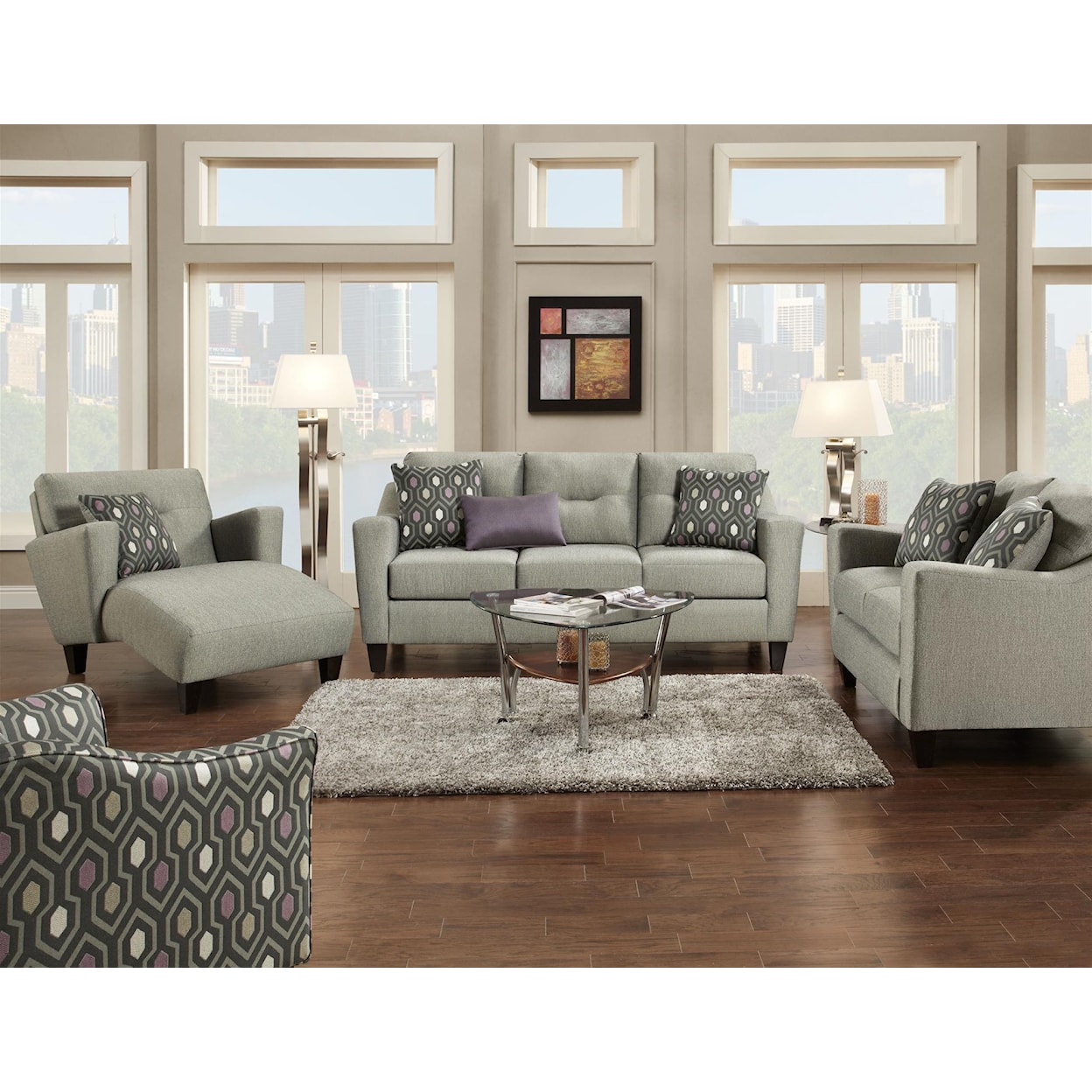 Fusion Furniture 8210 Chaise
