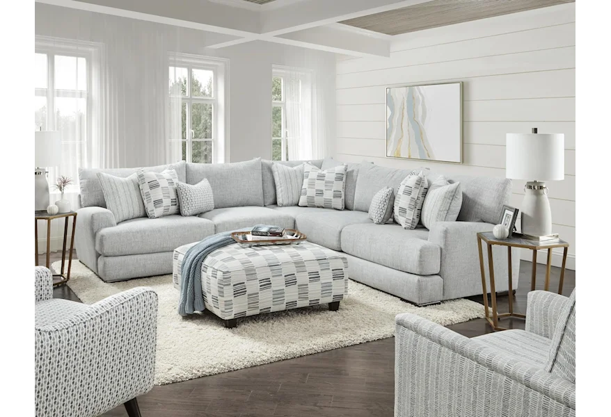 Entice Entice Sectional by Fusion Furniture at Stoney Creek Furniture 