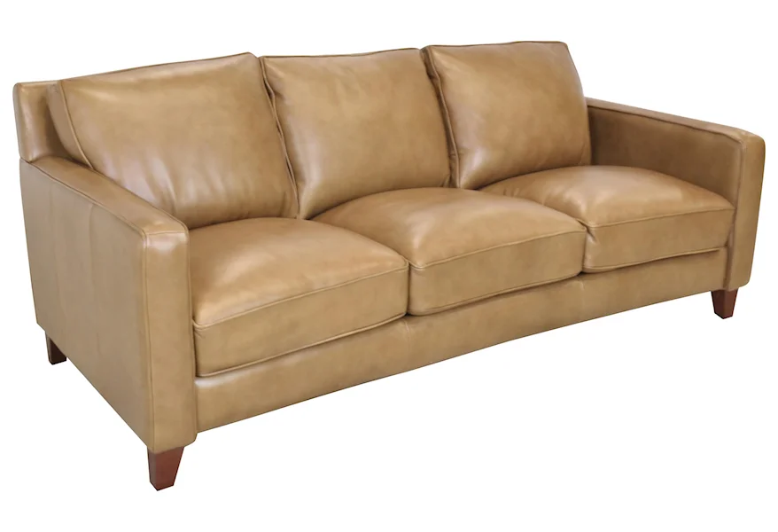 10052 Contemporary Leather Sofa by Dante Leather at Sprintz Furniture