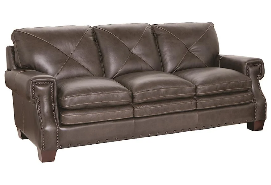 1029 100% Leather Sofa by Futura Leather at Darvin Furniture
