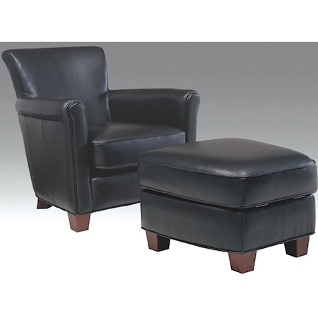 Chair and Ottoman Set