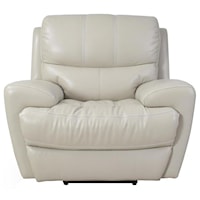 Contemporary Electric Motion Recliner with Power Headrest
