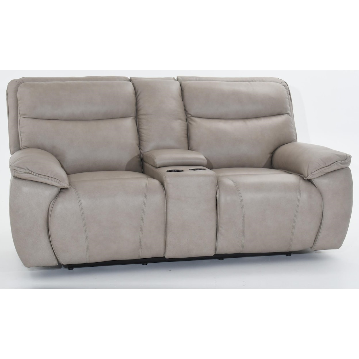 Futura Leather E1578 Console Power Reclining Sofa