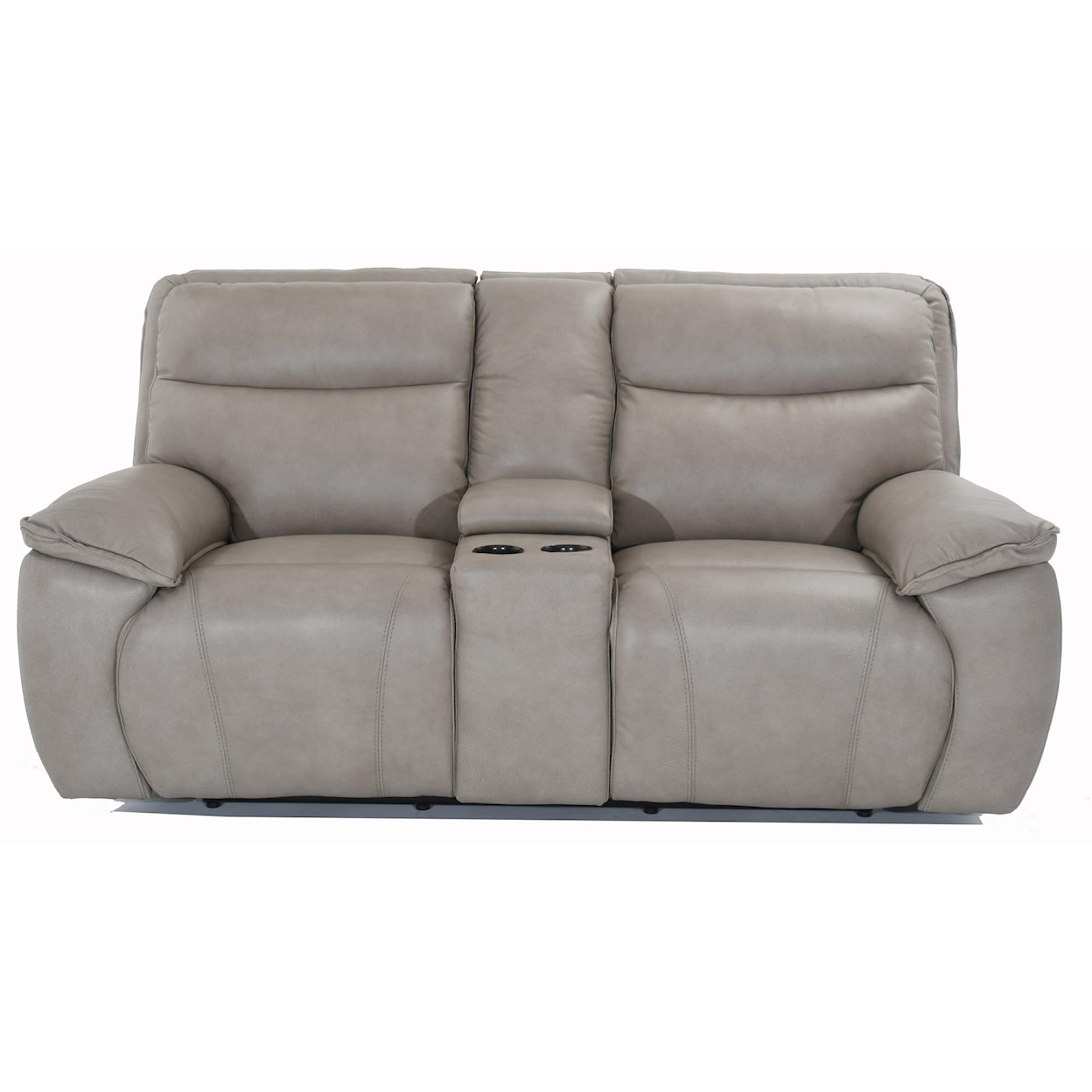 Futura Leather E1578 Console Power Reclining Sofa