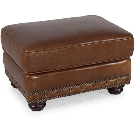 Leather Ottoman