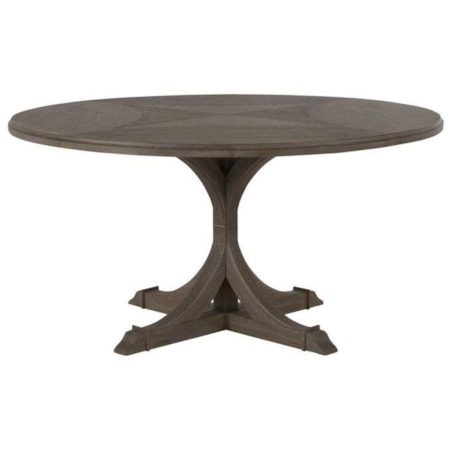 ADAMS ROUND DINING TABLE- GREY