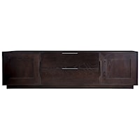 80" Media Console with 2 Drawers
