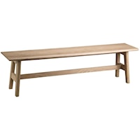 66" Solid Wood Dining Bench