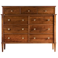 Traditional Chest with Nine Drawers