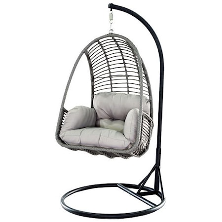 Weather-Resistant Basket Chair