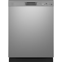 GE® Front Control with Plastic Interior Dishwasher with Sanitize Cycle & Dry Boost