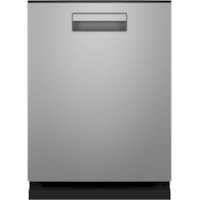 Haier Smart Top Control with Stainless Steel Interior Dishwasher with Sanitize Cycle