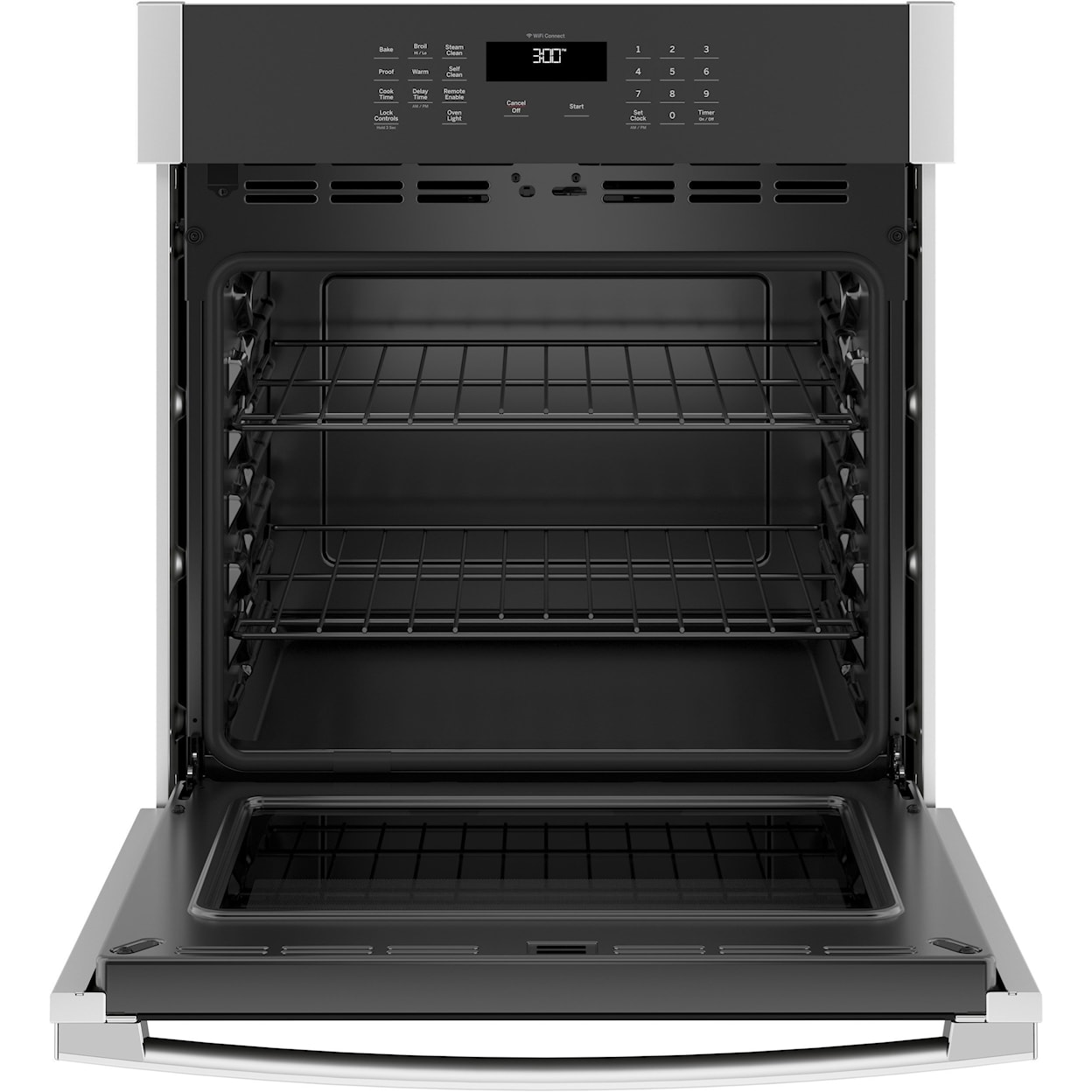 GE Appliances Electric Wall Oven 4.3 Cu. Ft. 27" Smart Built-In Single Oven