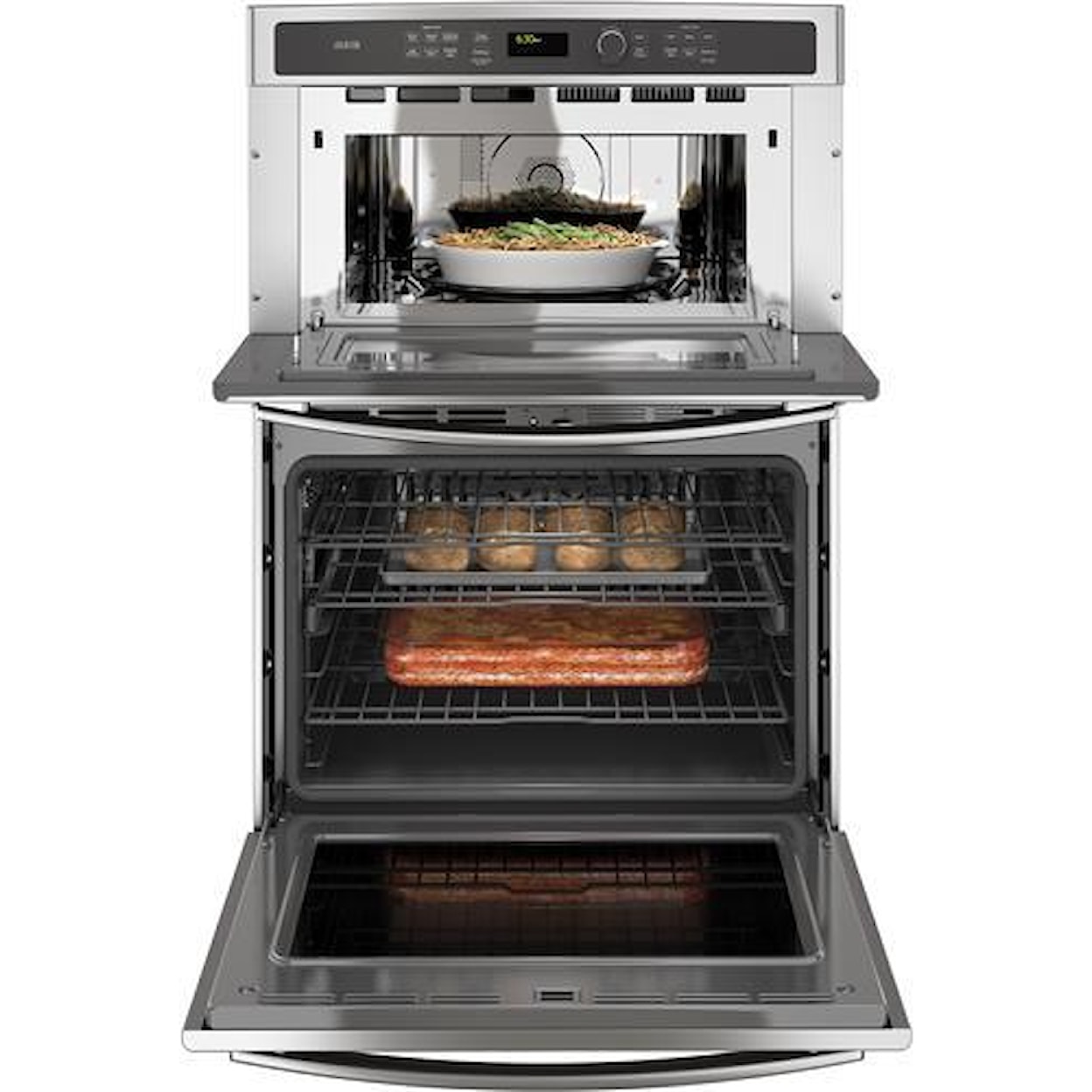 GE Appliances Electric Wall Ovens Profile™ 30 in. Combination Double Oven