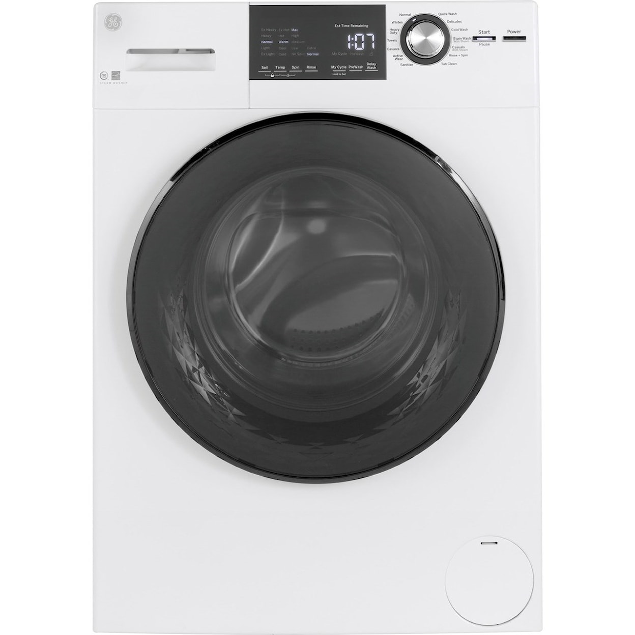 GE Appliances Front Load Washers - GE GE® 24" 2.4 Cu. Ft. ENERGY STAR® Washer