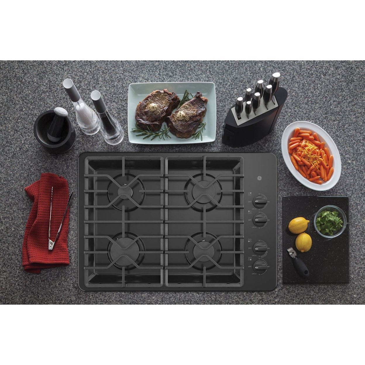 GE Appliances Gas Cooktops GE® 30" Built-In Gas Cooktop