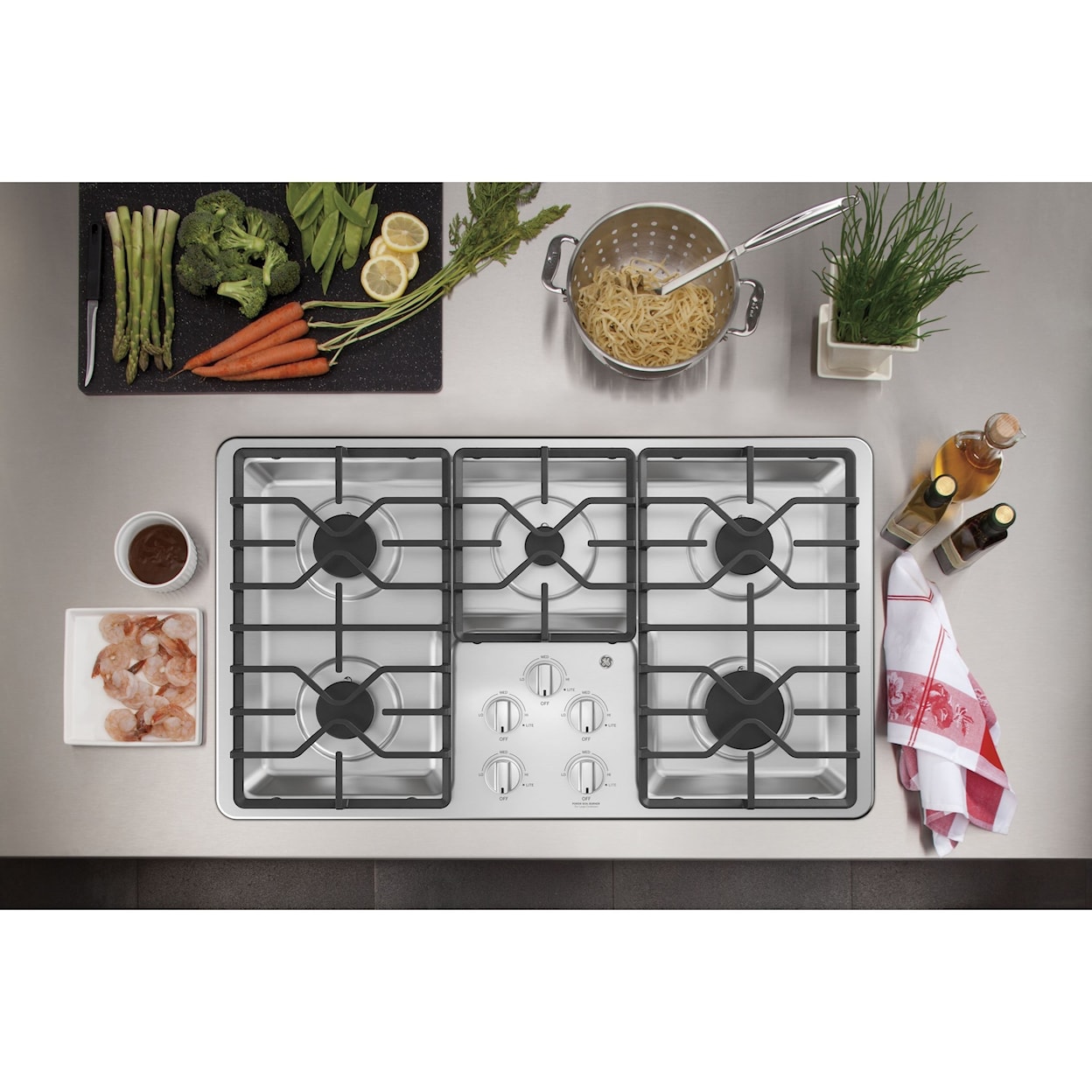 GE Appliances Gas Cooktops GE® 36" Built-In Gas Cooktop