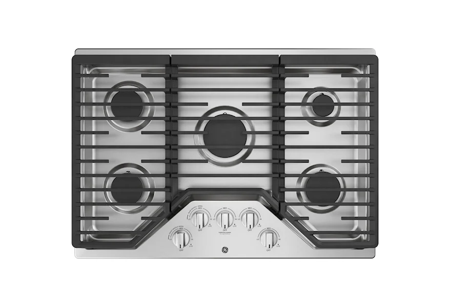 Gas Cooktops GE® 30" Built-In Gas Cooktop by GE Appliances at VanDrie Home Furnishings