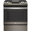 GE Appliances Gas Ranges 30" Slide-In Front Control Gas Range