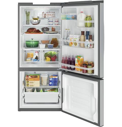 GE Appliances GE Bottom-Freezer Refrigerators ENERGY STAR® Bottom Freezer Refrigerator