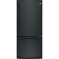 GE® Series ENERGY STAR® 20.9 Cu. Ft. Bottom Freezer Refrigerator