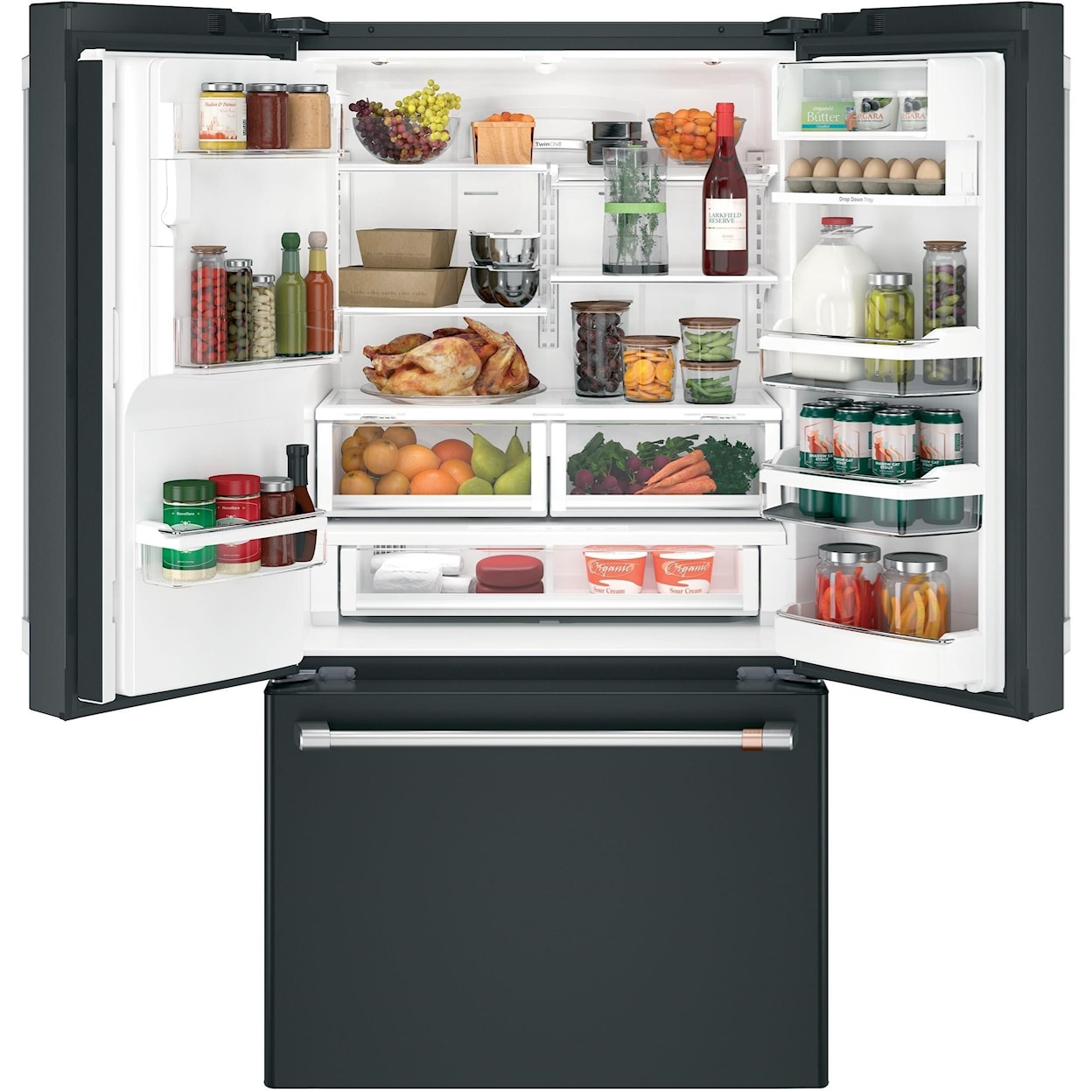 GE Appliances GE Cafe French Door Refigerators Cafe´™ ENERGY STAR® 22.1 Cu. Ft. Smart Count