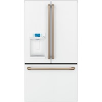 Cafe´™ ENERGY STAR® 22.1 Cu. Ft. Smart Counter-Depth French-Door Refrigerator with Hot Water Dispenser