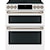 GE Appliances GE Cafe Ranges Cafe´™ 30" Smart Slide-In, Front-Control, Radiant and Convection Double-Oven Range