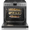 GE Appliances GE Cafe Ranges Cafe´™ 30" Smart Slide-In, Front-Control, Ga