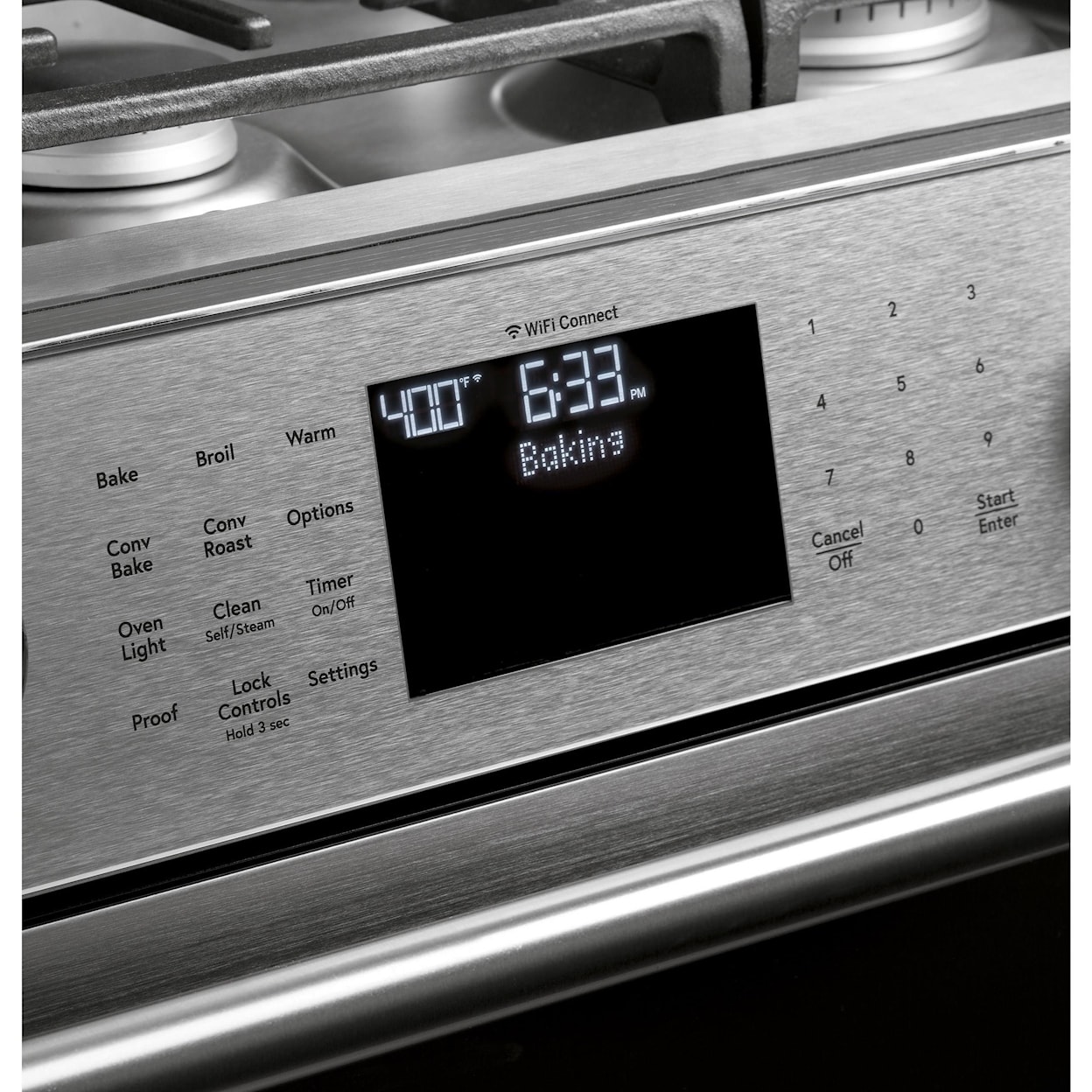 GE Appliances GE Cafe Ranges Cafe´™ 30" Smart Slide-In, Front-Control, Ga