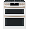 GE Appliances GE Cafe Ranges Cafe´™ 30" Smart Slide-In, Front-Control, Ga