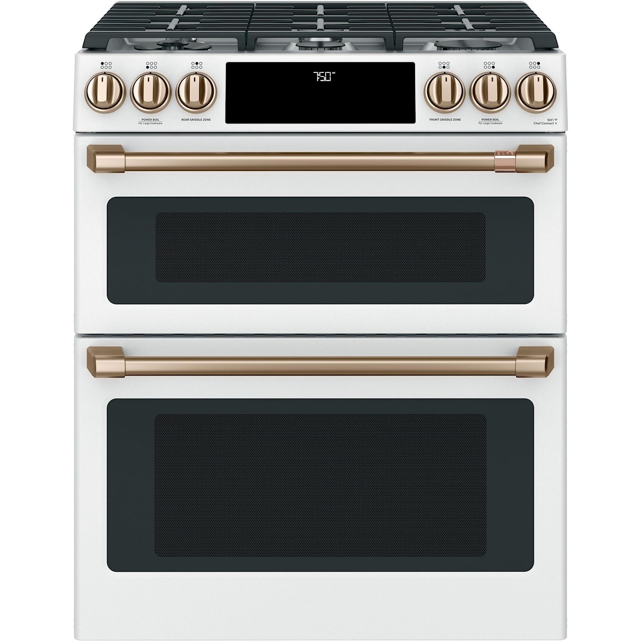 GE Appliances GE Cafe Ranges Cafe´™ 30" Smart Slide-In, Front-Control, Ga