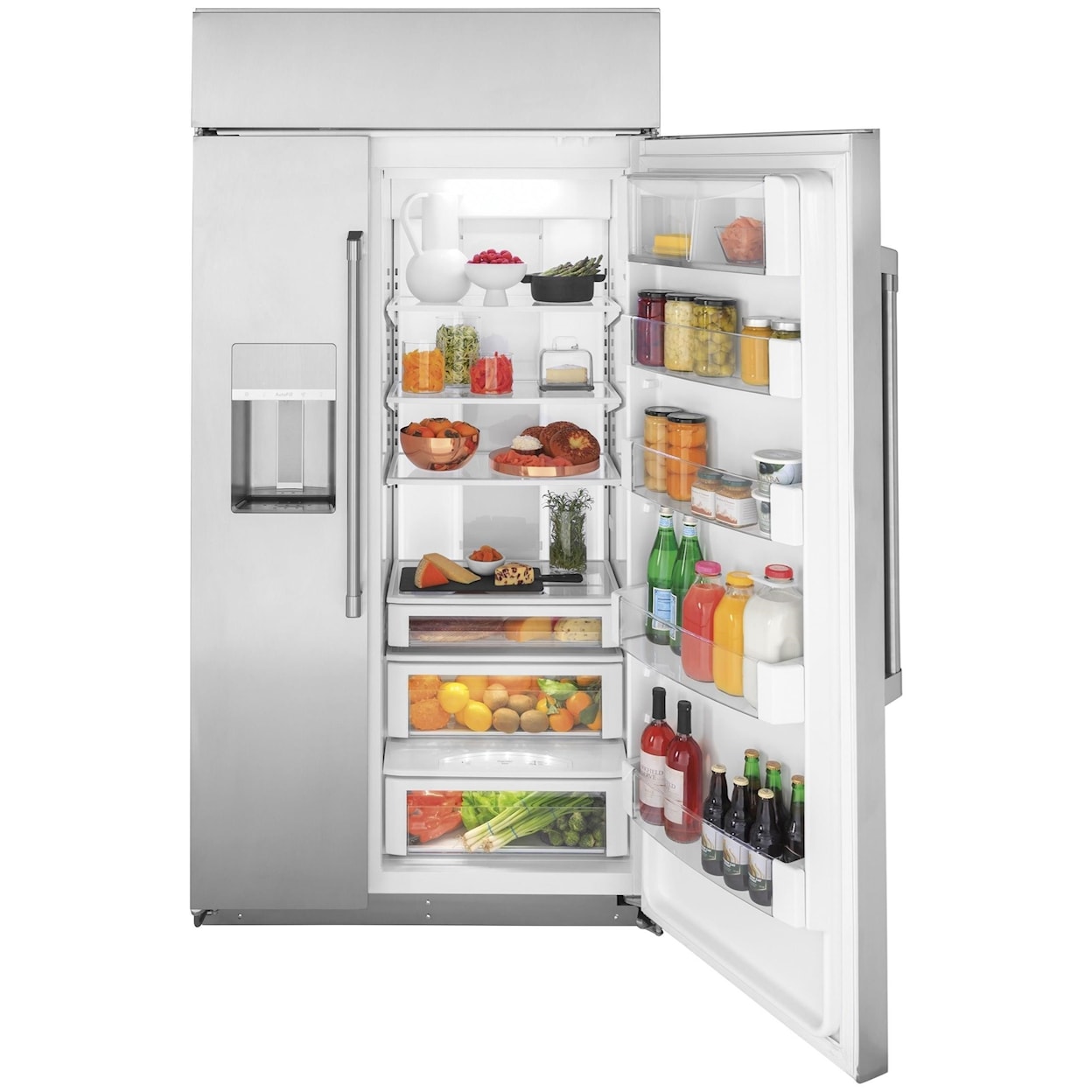 GE Appliances GE Cafe Side-By-Side Refrigerators Cafe´™ 42" Smart Side-by-Side Refrigerator