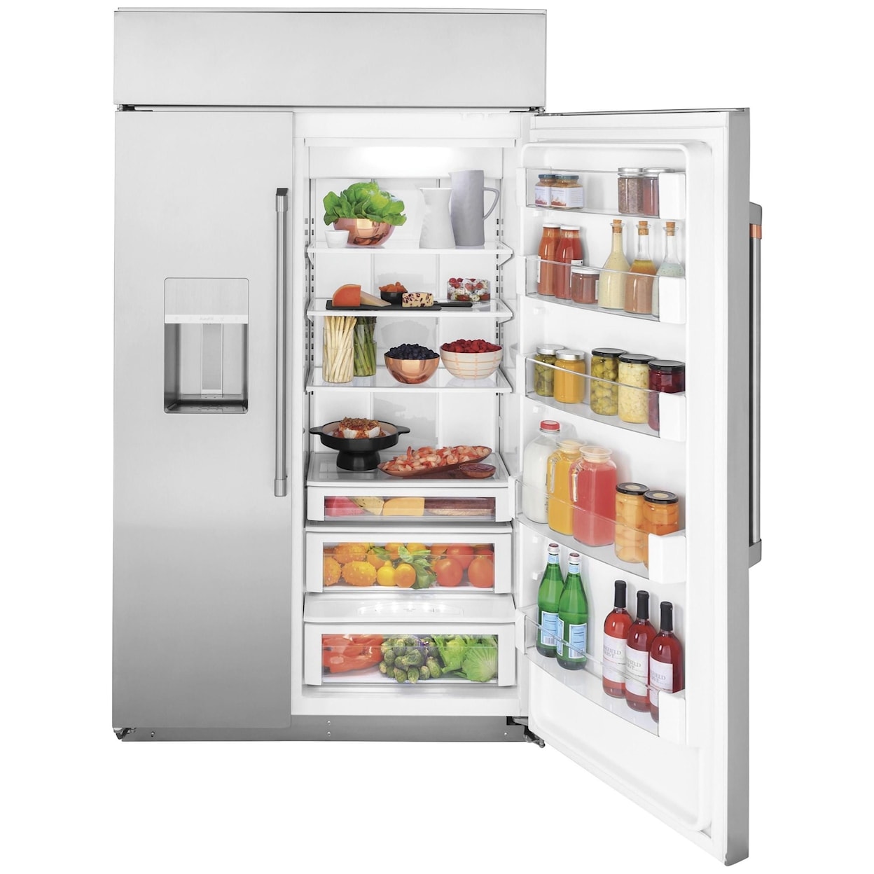 GE Appliances GE Cafe Side-By-Side Refrigerators Cafe´™ 48" Smart Side-by-Side Refrigerator