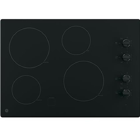 30" Built-In Knob Control Electric Cooktop