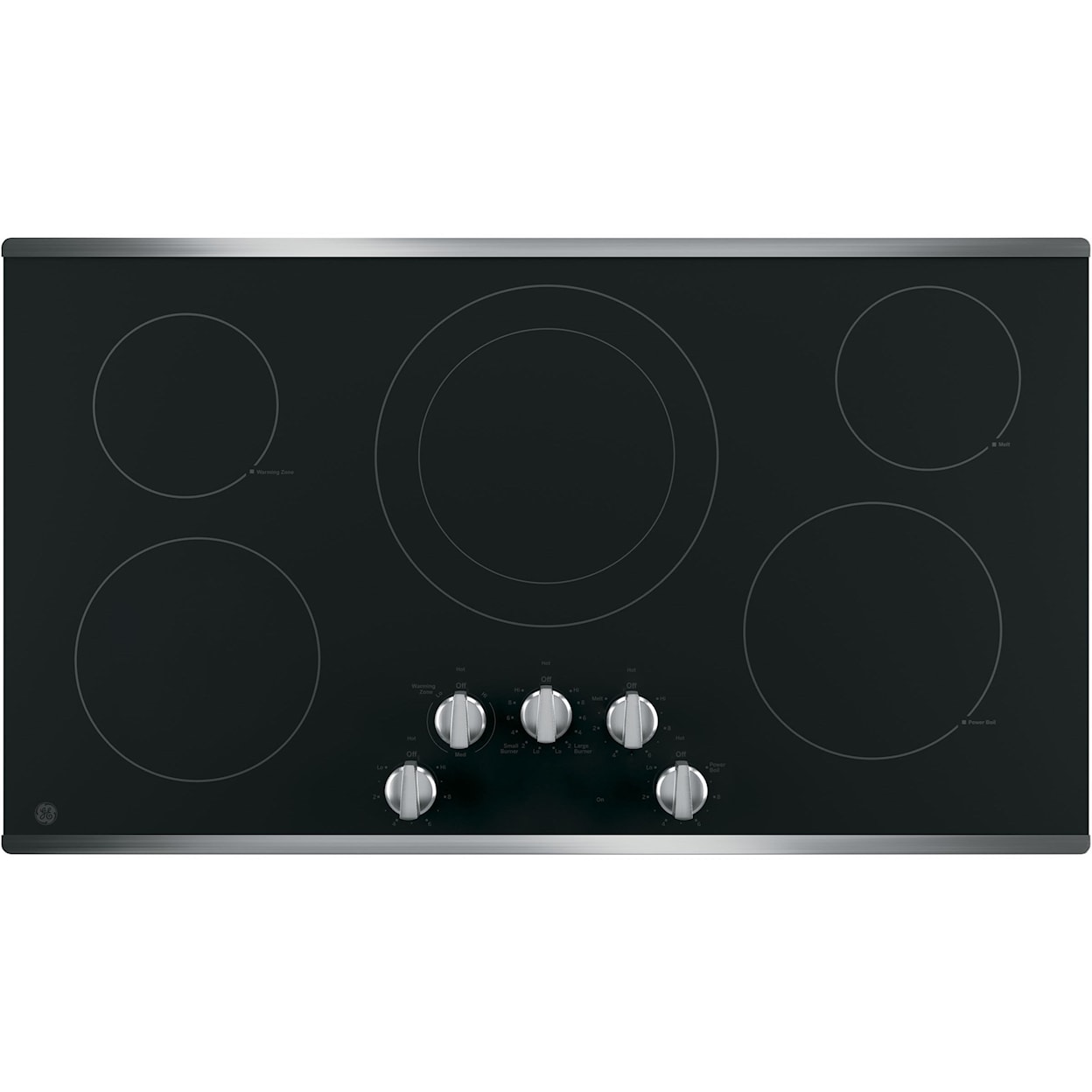 GE Appliances GE Electric Cooktops 36" Built-In Knob Control Electric Cooktop