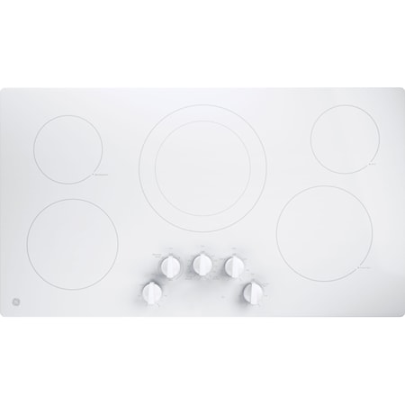 36" Built-In Knob Control Electric Cooktop