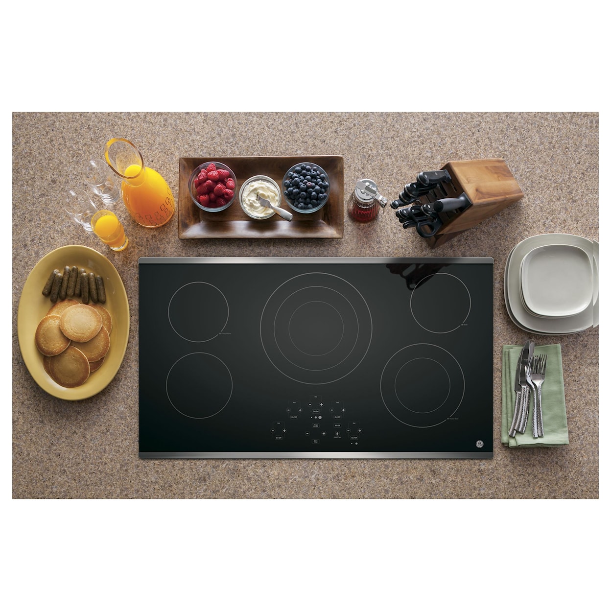 GE Appliances GE Electric Cooktops 36" Touch Control Electric Cooktop