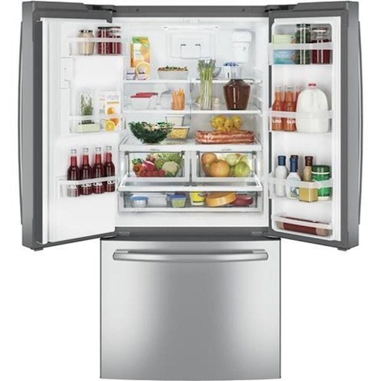 GE Appliances GE French Door Refrigerators 23.8 Cu. Ft. French-Door Refrigerator