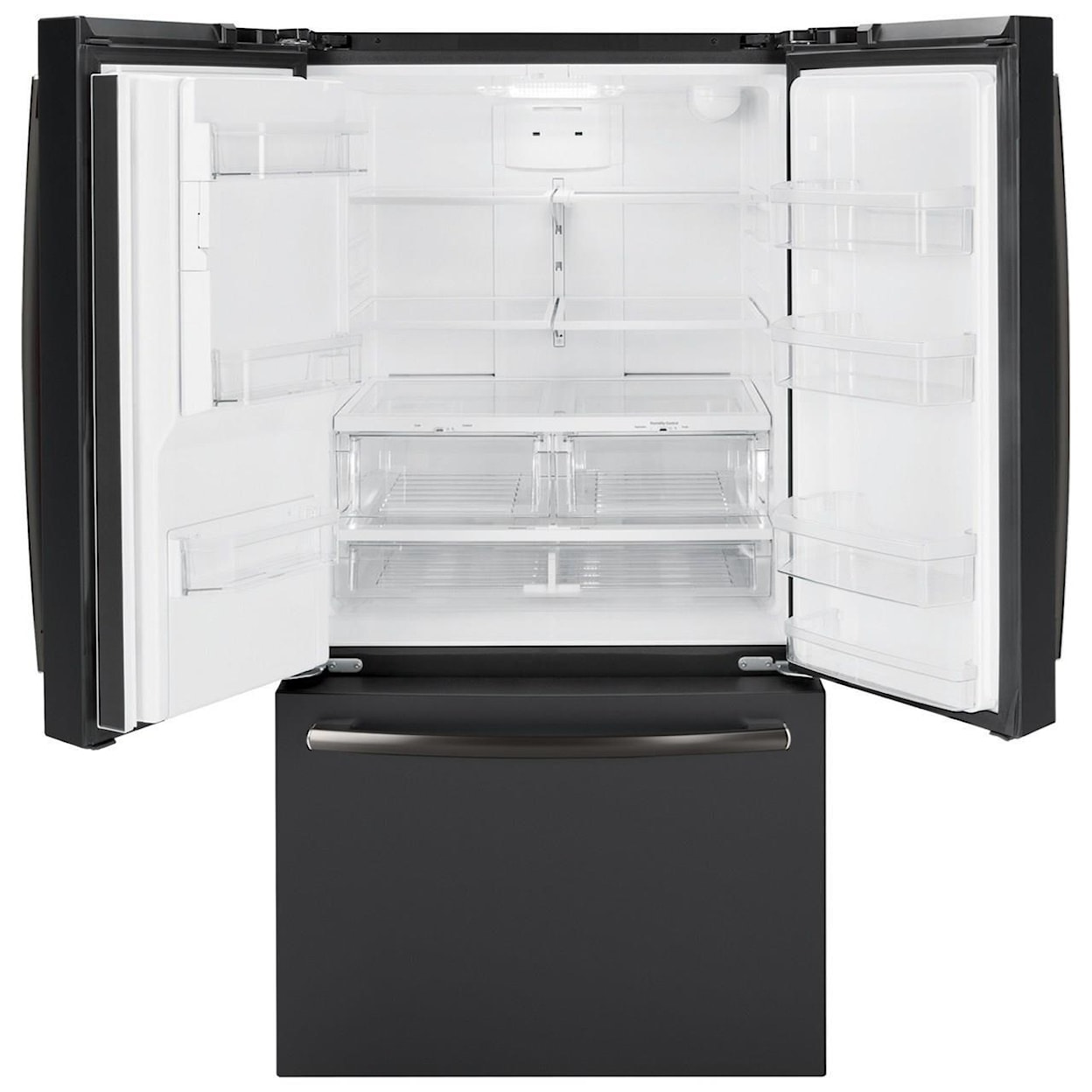 GE Appliances GE French Door Refrigerators GE® ENERGY STAR® 25.6 Cu. Ft. French-Door Re