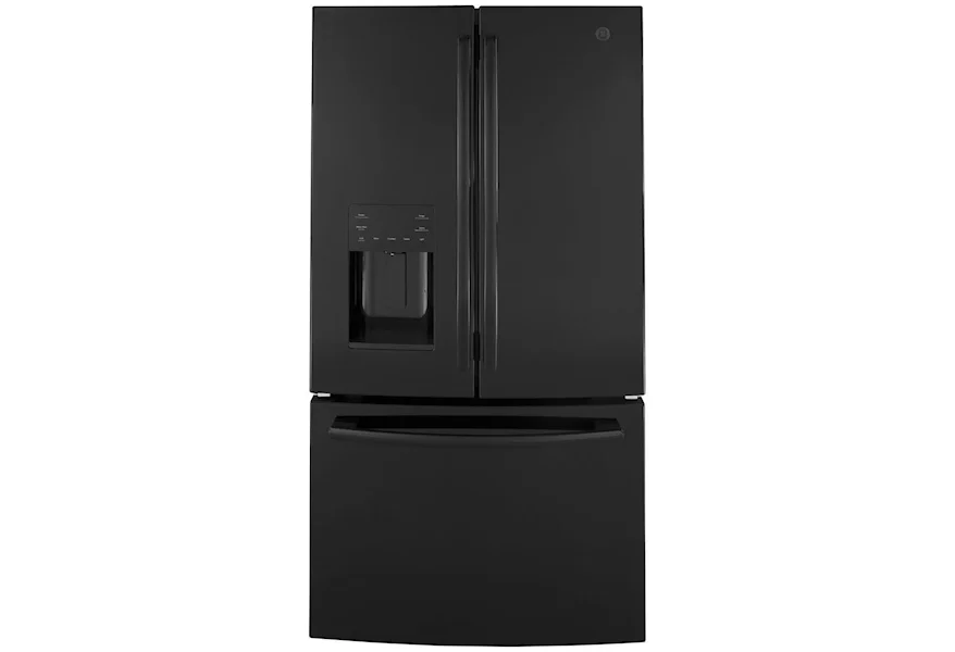 GE French Door Refrigerators GE® ENERGY STAR® 25.6 Cu. Ft. French-Door Re by GE Appliances at VanDrie Home Furnishings